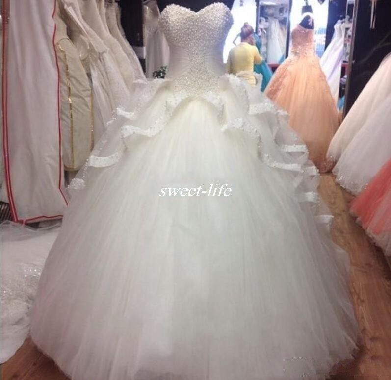 white luxury dress