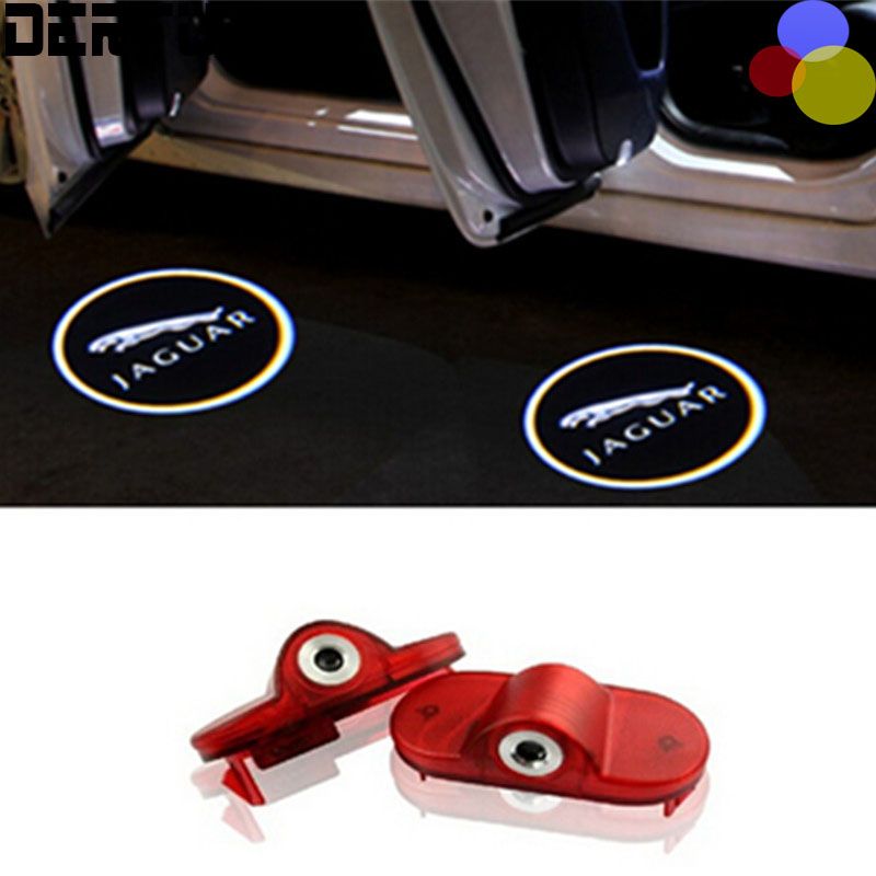 2019 2x Car Door Lights For Jaguar XJ XJL F Type LED Laser Door