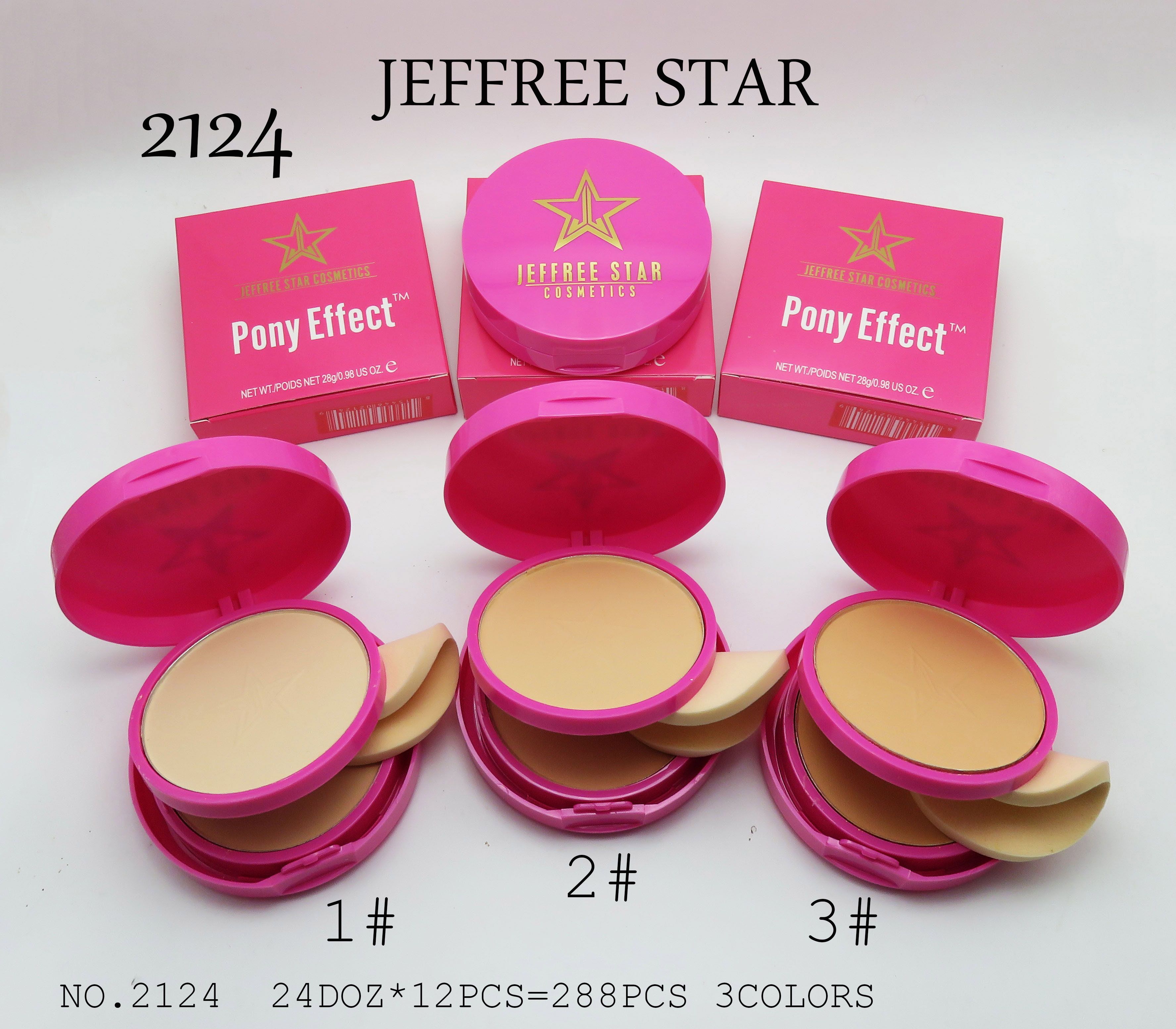Jeffree Star Duo Illumination Face Makeup Foundation Concealer Pressed