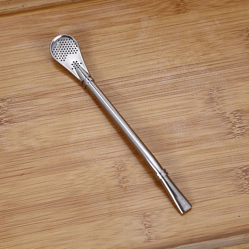 2019 Tea Infuser Stirring Spoon Stainless Steel Straw Spoon Ice Cream