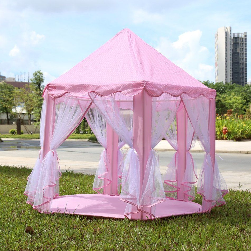 Portable Princess Castle Play Tent Children Activity Fairy House Kids