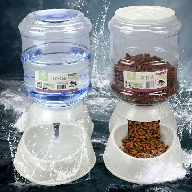 Pails Bowls Large 3 5liters Automatic Pet Cat Dog Water Feeder