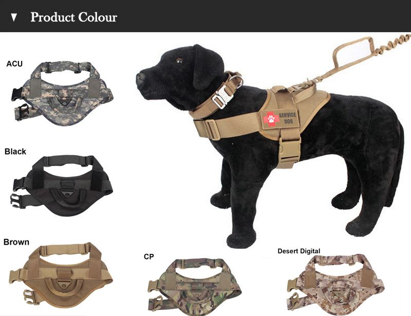 tactical service dog vest small