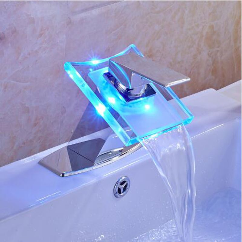 Bathroom Faucet Plate Cover 2017 led light changing bathroom sink faucet waterfall outlet with Bathroom Faucet Plate Cover 2017 led light changing bathroom sink faucet waterfall outlet with
