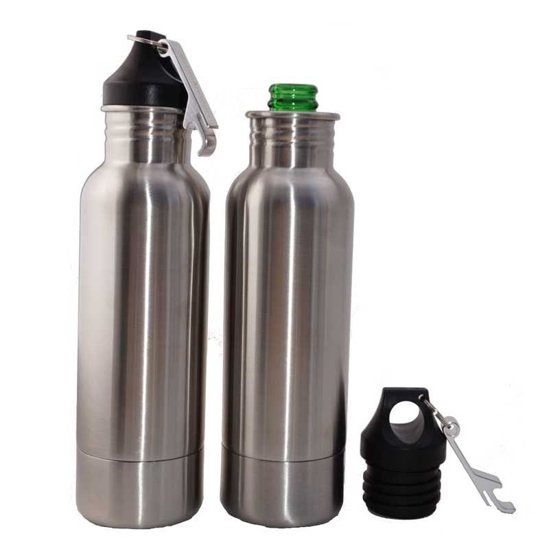 2020 Beer Bottle Armour Koozie Keeper Stainless Steel Bottle Insulator