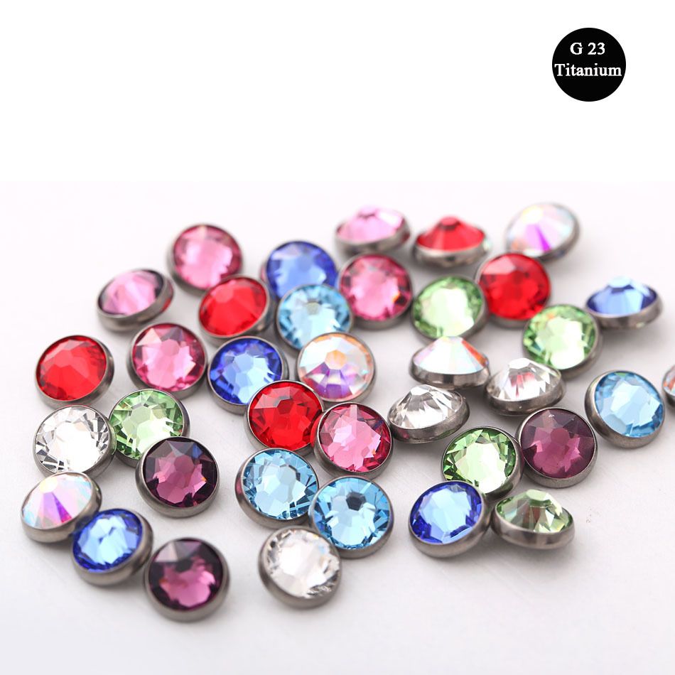 2020 G23 Solid Titanium Micro Dermal Anchor Top Dermal