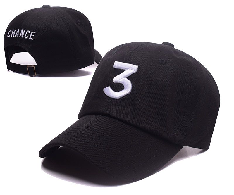 Black Khaki Popular CHANCE The Rapper 3 Dad Hat Letter ...