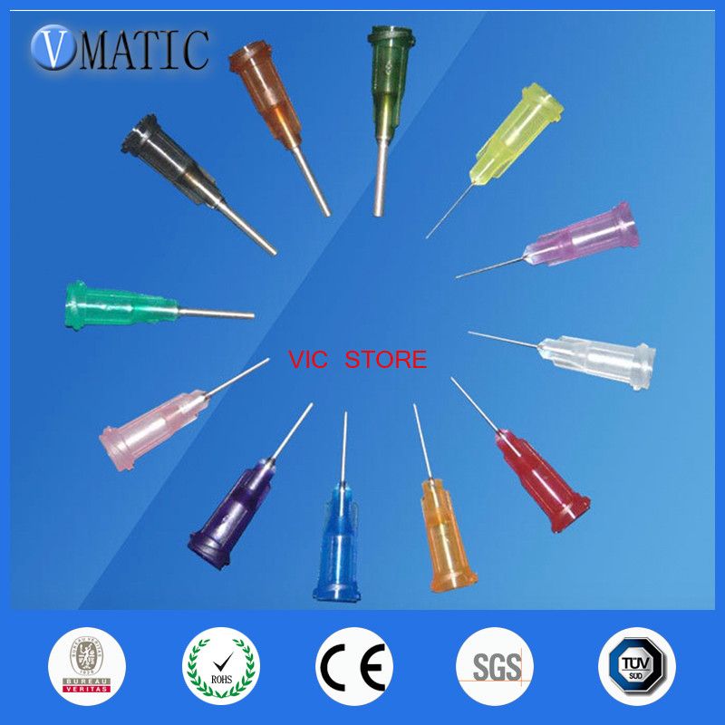 2019 Industry Use Dispensing Tips14G27G, 0.5'' Tubing Length Luer Lock