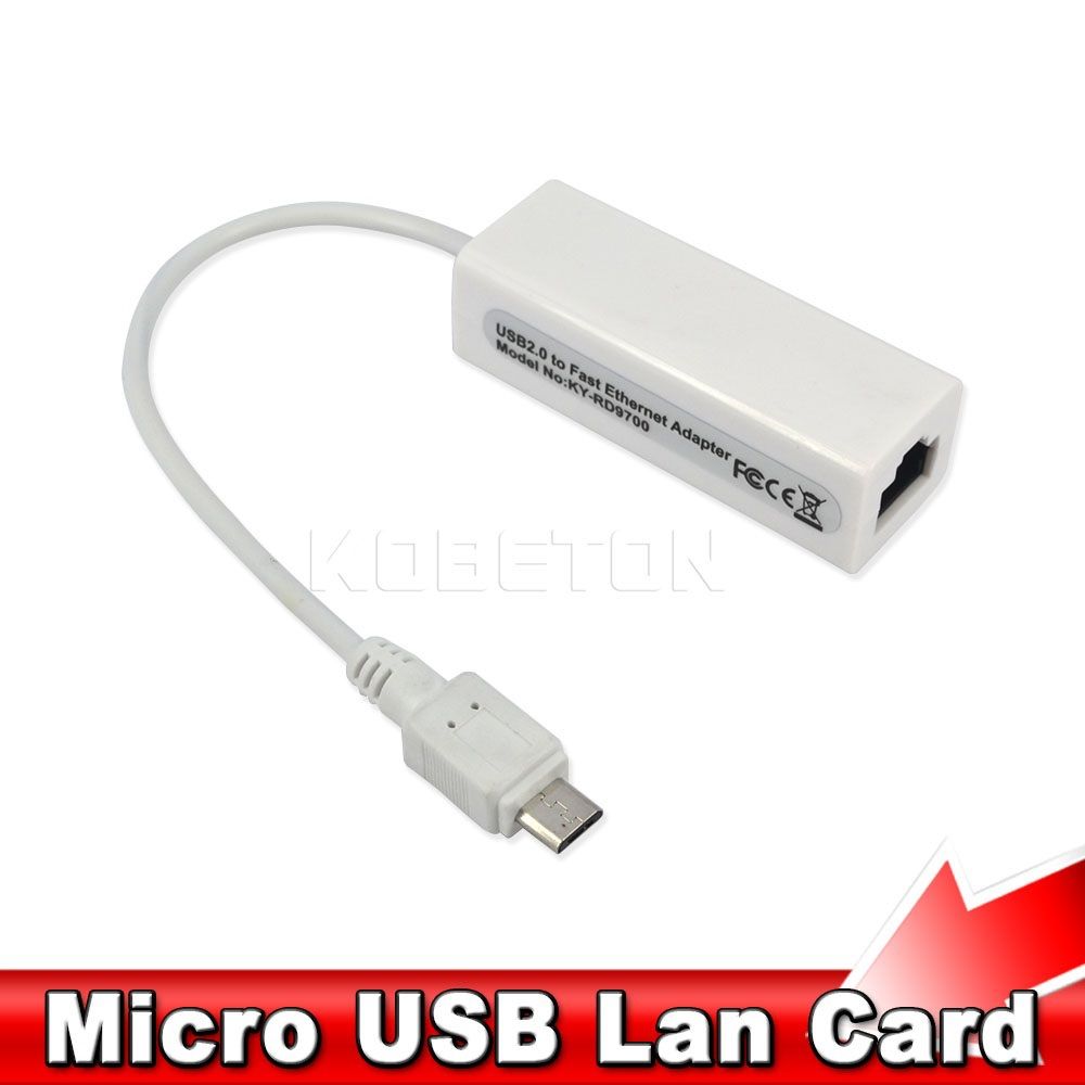 Wholesale Micro Usb 20 Male To Rj 45 Female 5 Pin 10100mbps