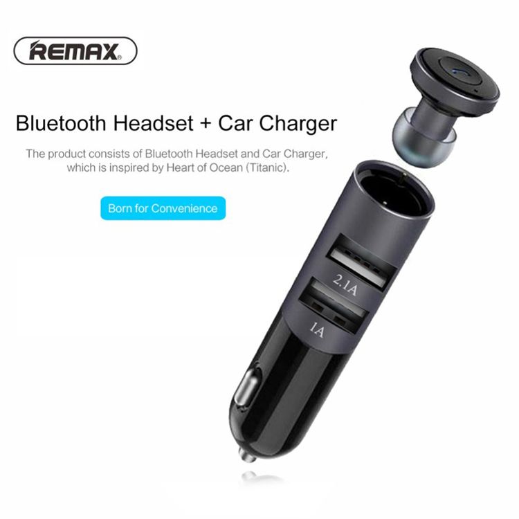 Acheter Remax Rb T11 2 En 1 Mini Bluetooth Casque Usb Chargeur De