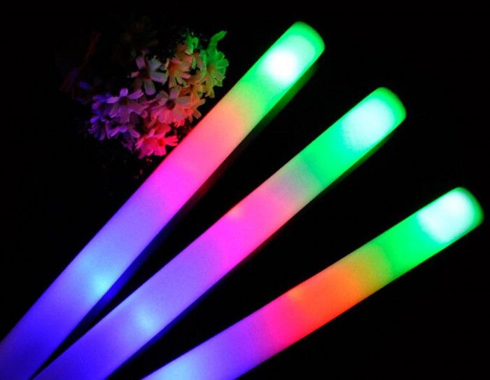 Mix Color Led Foam Stick Glow For Wedding Party Decoration Camping