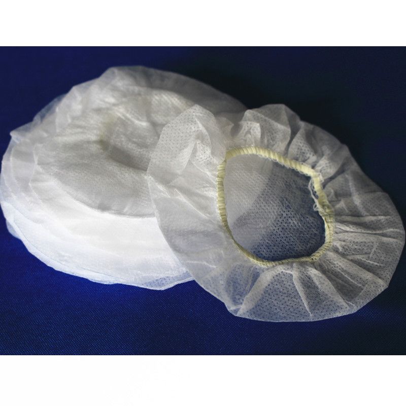 White Nonwoven Sanitary Headphone Covers 12cm Disposable Nonwoven