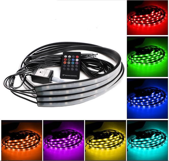 2020 Rgb Led Under Car Glow Underbody System Neon Lights