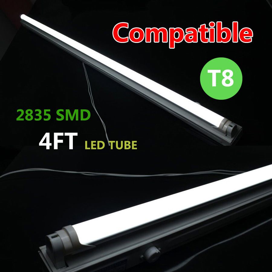 2019 Ballast Compatible T8 LED Tubes 4ft 1200mm Led Tube Lights 18W 22W