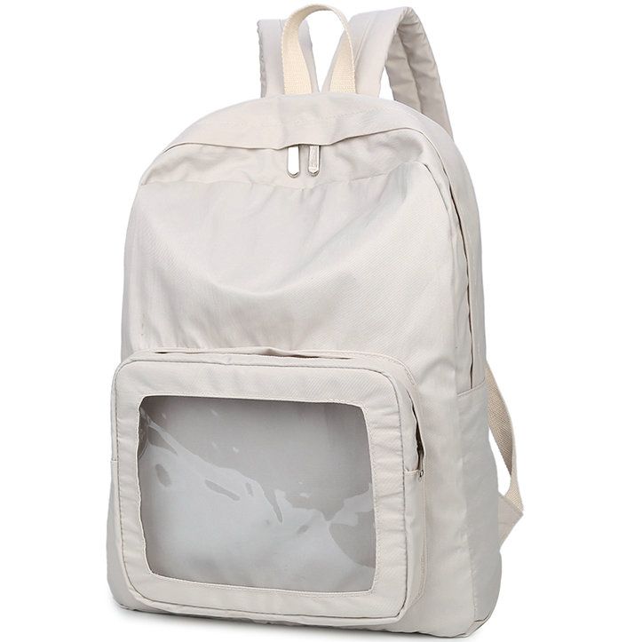 clear pocket backpack