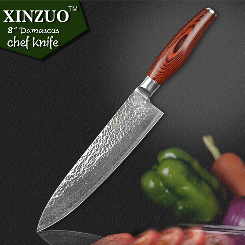 NEW 8 Chef Knife 73 Layers Japanese Damascus Steel Kitchen Knife Senior
