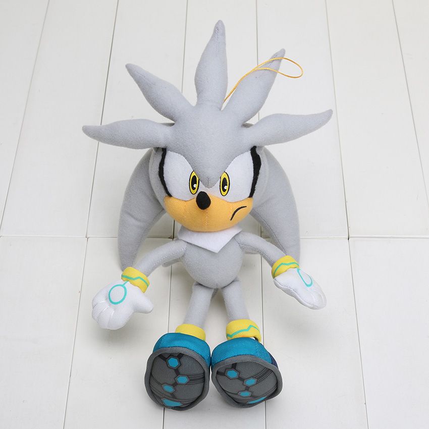 silver hedgehog plush