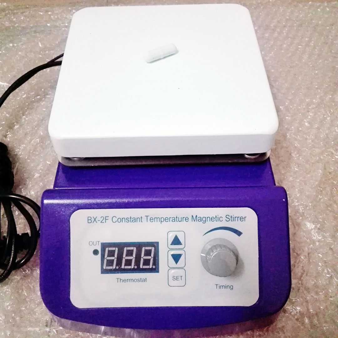 BX2F Digital Stirrer Plate,17x17cm Pannel,4L Capacity,Digital Temperature Control,with