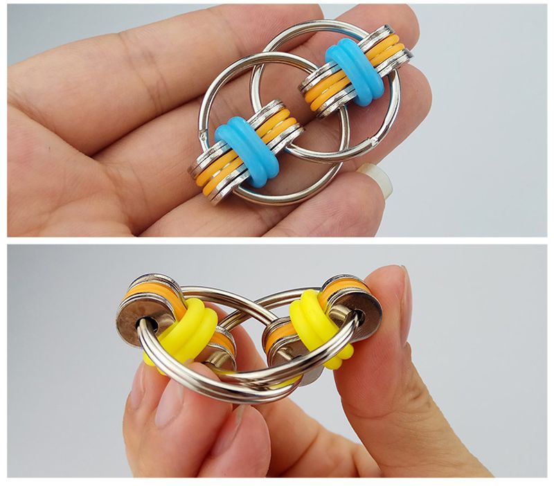 Bike Chain Fidget Toy Key Chain Fidget Toys Toy Novelty