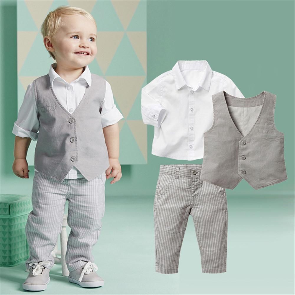 2019 Childrens Clothing Suit Gentleman Boy Of 0 3 Years Old 2018 New