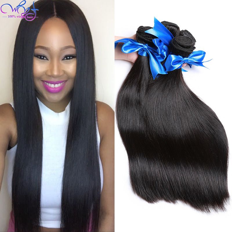 3 Pack Indian Straight Virgin Hair Weave Unprocessed 8A Raw Indian