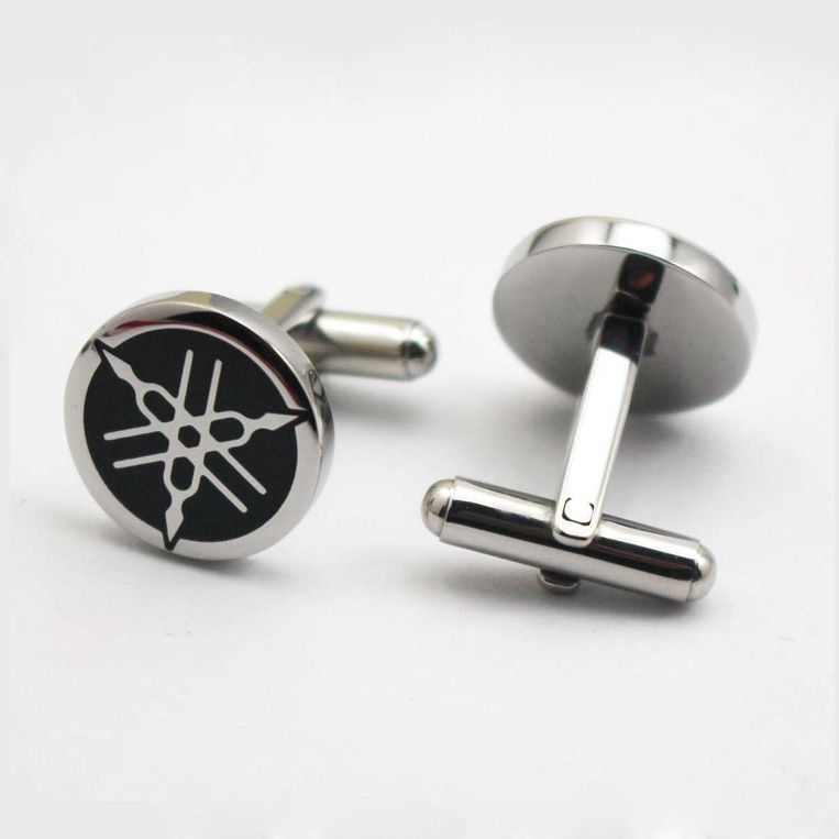 2019 Tie Round Clips & Cufflinks Cool Black Cufflinks Designs Silver And Black Mens Cufflink
