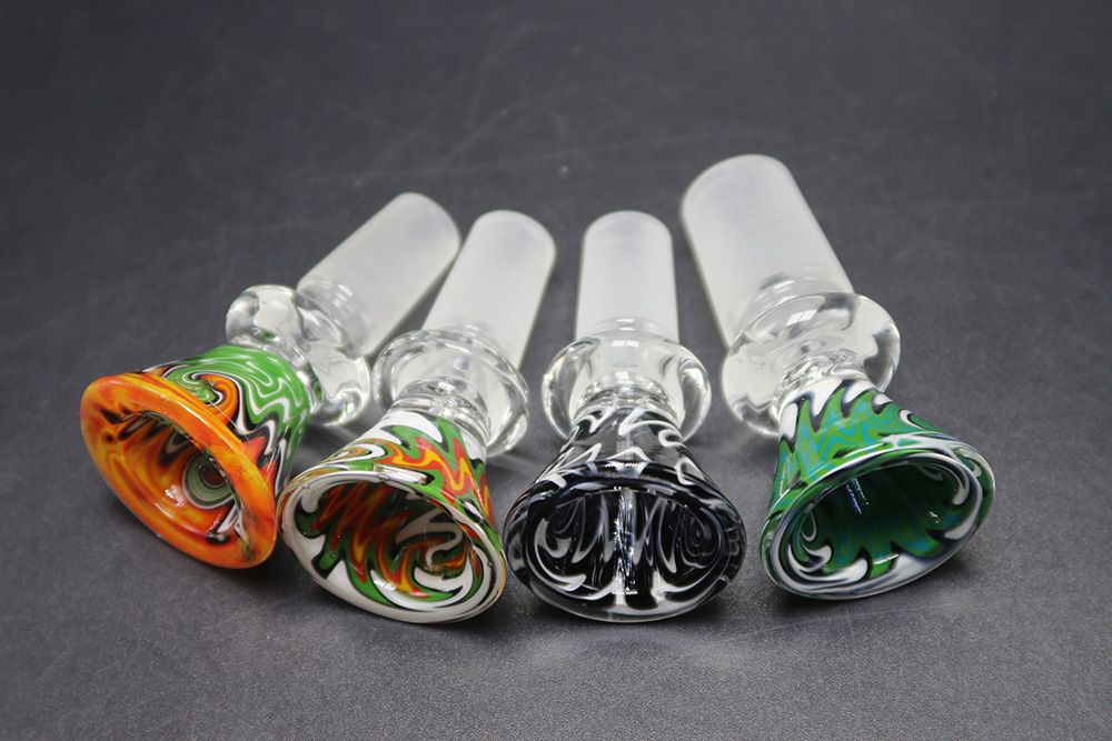 Wholesale Slide Glass Bowls 14.4mm 18.8mm for Heady Pipe Glass Water