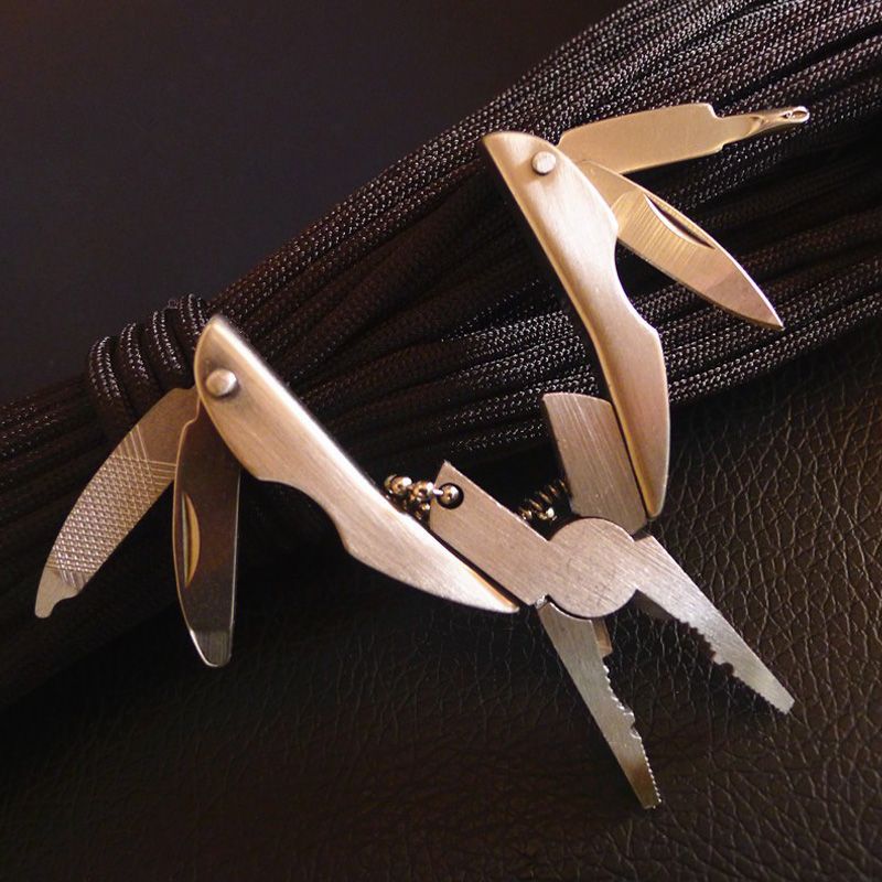 Portable Multifunction Folding Plier Mini Multi Tool Pliers Keychain Portable Multifunction Folding Plier Mini Multi Tool Pliers Keychain Driver Camping Survival Edc Tools Travel Kits Stainless Steel