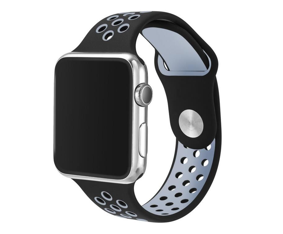 NK Hole Loops Strap Replacement Silicone Wrist Bracelet