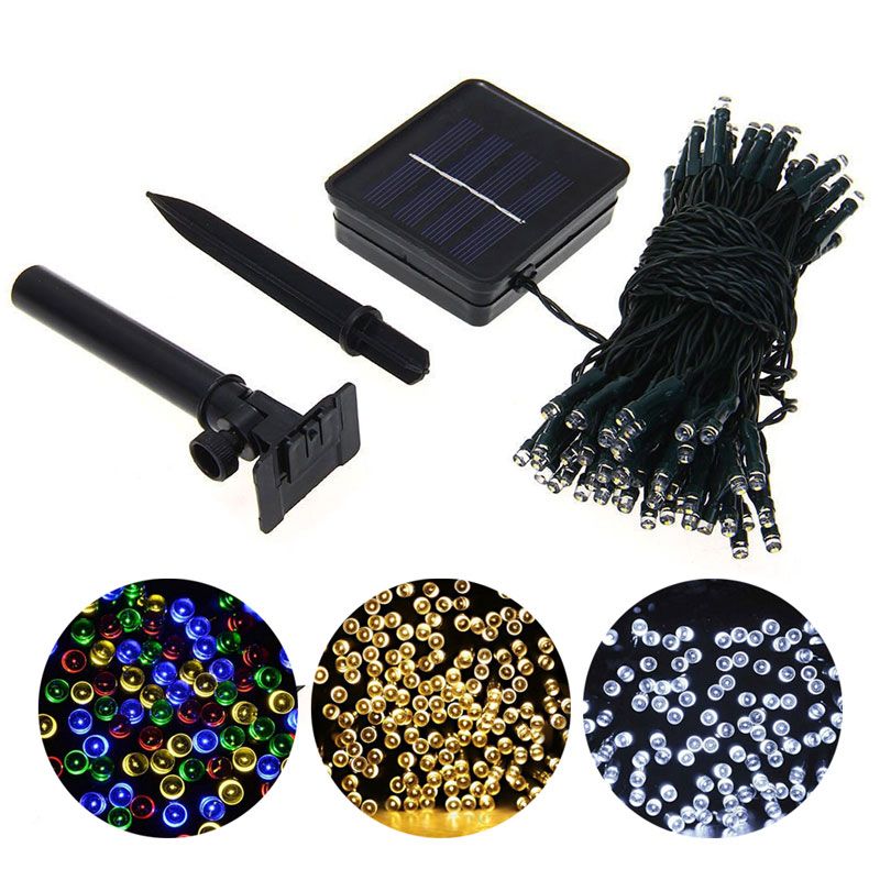Whole 50 Led 5 4m Solar Power Fairy Light String Lamp Party Xmas Home Indoor Outdoor Decoration M25