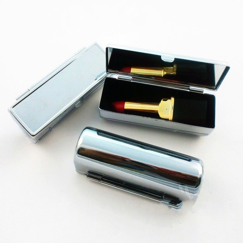 2020 Wholesale Blank Metal Lipstick Box Pill Cases Holder Inside With