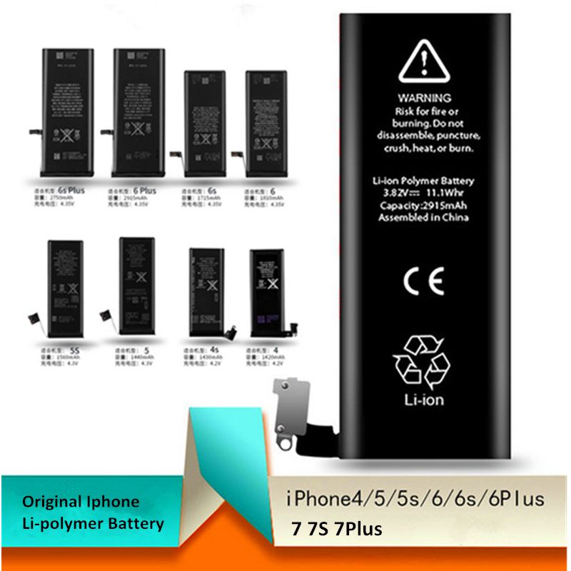 2018 new original high quality phone battery li polymer replacement iphone 5 battery size