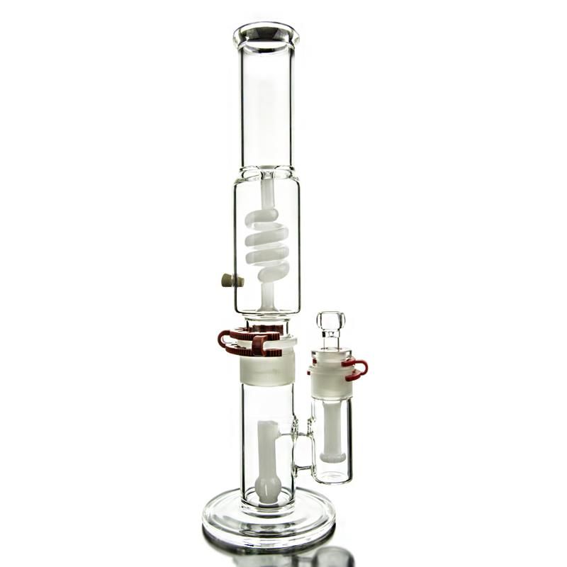 2018 Big Scientific Glass Water Bongs Build A Bong 43CM Tall Condenser