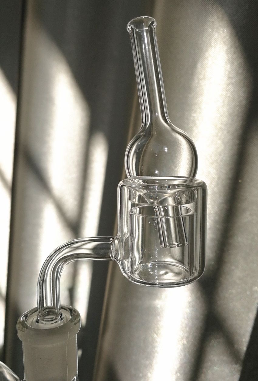 2020 Thermal Quartz Banger Double Wall Bucket With Quartz Cap 10 14.4