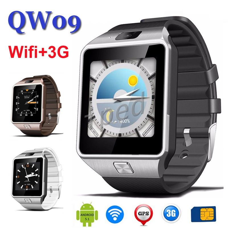 Suministro Al Por Mayor Más Barato 3G Smart Watch QW09 Android Bluetooth  4.0 Reloj MTK6572 Dual Core 512MB 4GB Wifi Podómetro Cámara Smartwatch  Teléfono VS DZ09 De Iped, 30,34 € | Es.DHgate.Com