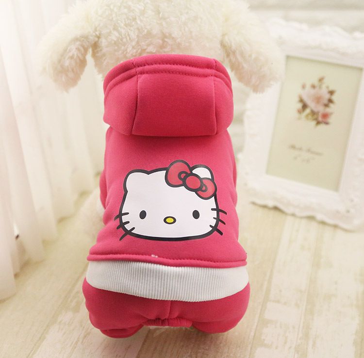 2020 Autumn Winter Hello Kitty Pet Clothes Product Supply Coat For