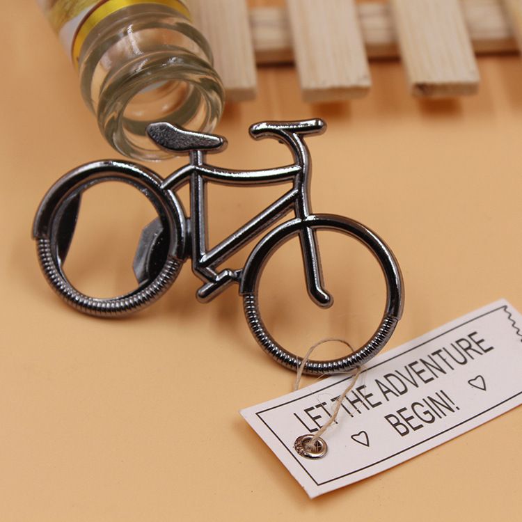 2021 New Bottle Opener Metal Bicycle Bike Shaped Wine Openers Wedding