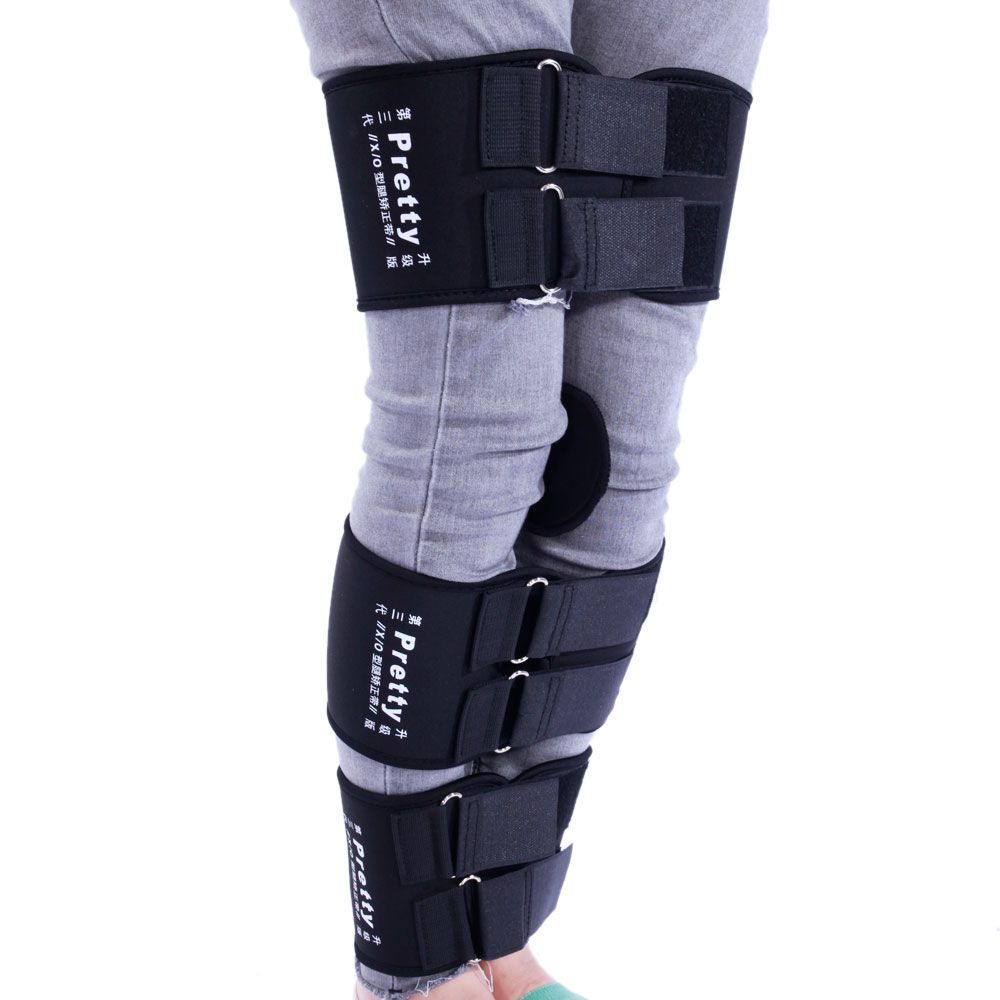 Pro O/X Bowed Legs Correction Belt Knock Knee Straightening Neoprene Leg Shaper Belts Set Genu