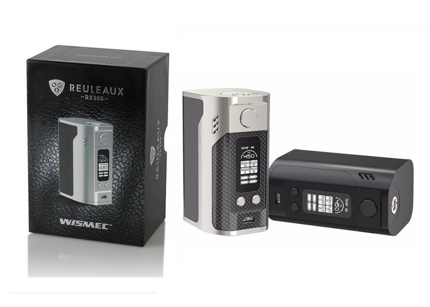 100% Authentic Wismec Reuleaux RX300 Box Mod Quaduple 18650 Battery