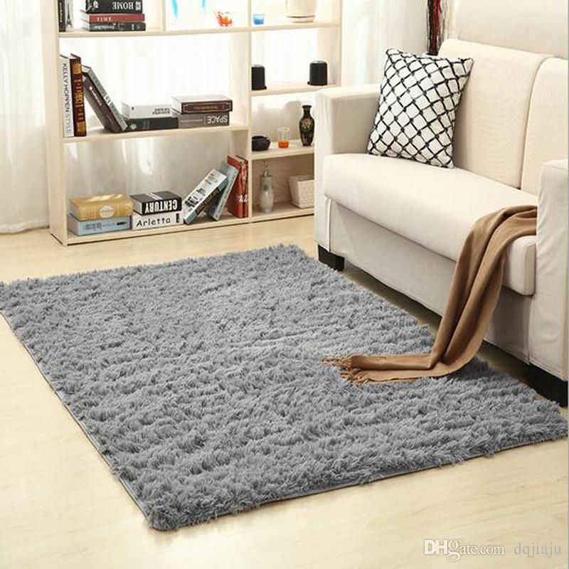 non slip carpet fluffy rugs anti skid shaggy area rug dining room