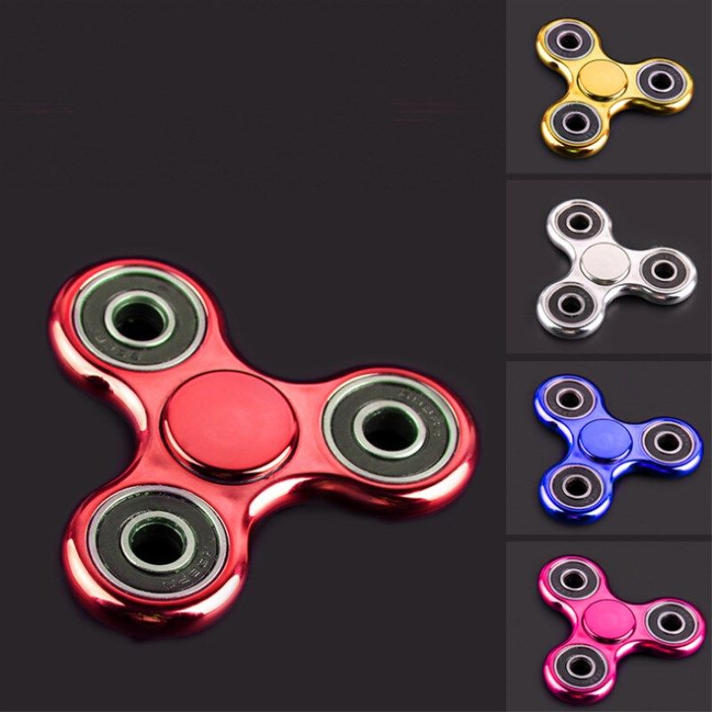 New Metallic Electroplate Color Fid Spinners Rotate Hand Spinner