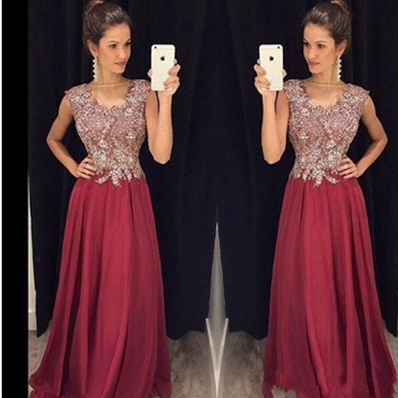 burgundy and gold mother of the bride dresses