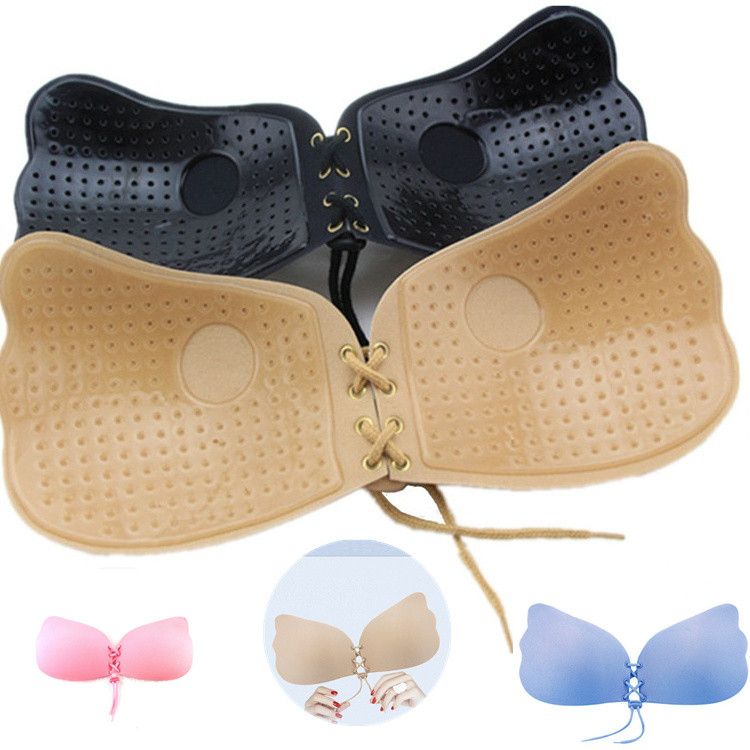 2020 Women Butterfly Bra Free Stick On Self Adhesive Front Bandage