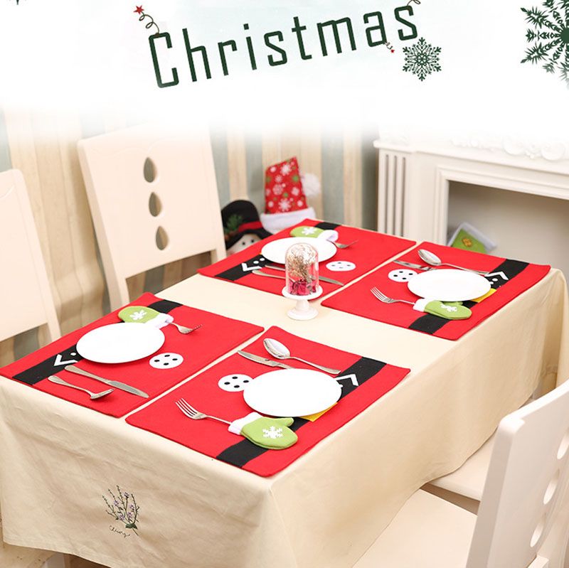 christmas table mats with flatware holder bag placemats napkins cloth decor cover for kitchen holiday party home 177x13 1st birthday decorations 1st - Christmas Placemats And Napkins christmas table mats with flatware holder bag placemats napkins cloth decor cover for kitchen holiday party home 177x13 1st birthday decorations 1st - Christmas Placemats And Napkins
