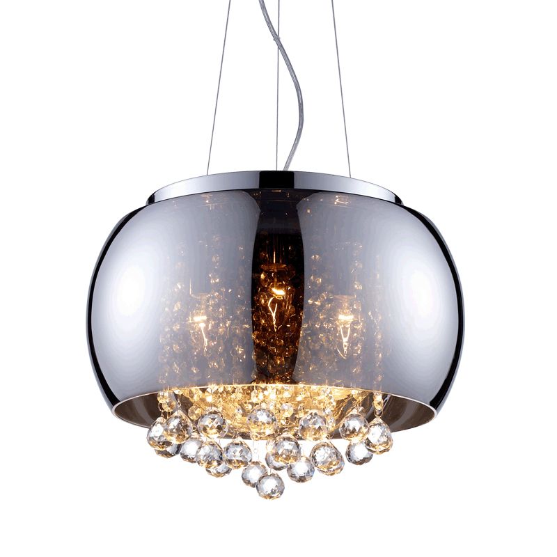 Modern Glass Lampshade Crystal Pendant Lamp Erfly Living Room Ceiling Light Dining Restaurant Chandeliers