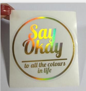 2019 transparent adhesive sticker