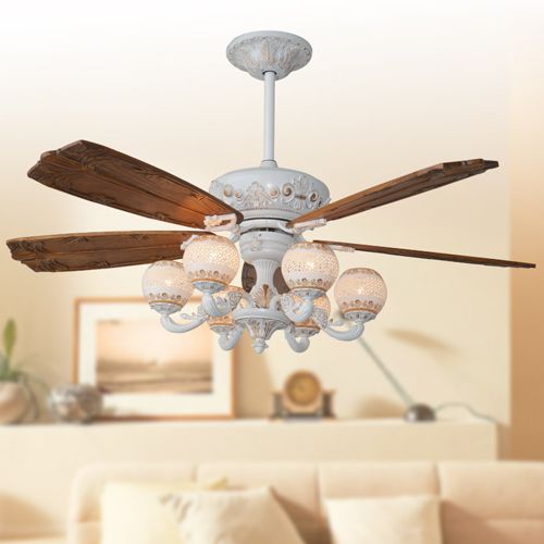 2019 Led Ceiling Fans Lights 62 Inch 5 Blade Retro European American 2019 Led Ceiling Fans Lights 62 Inch 5 Blade Retro European American Wooden Remote Control Indoor Fan With 6 From Forlight