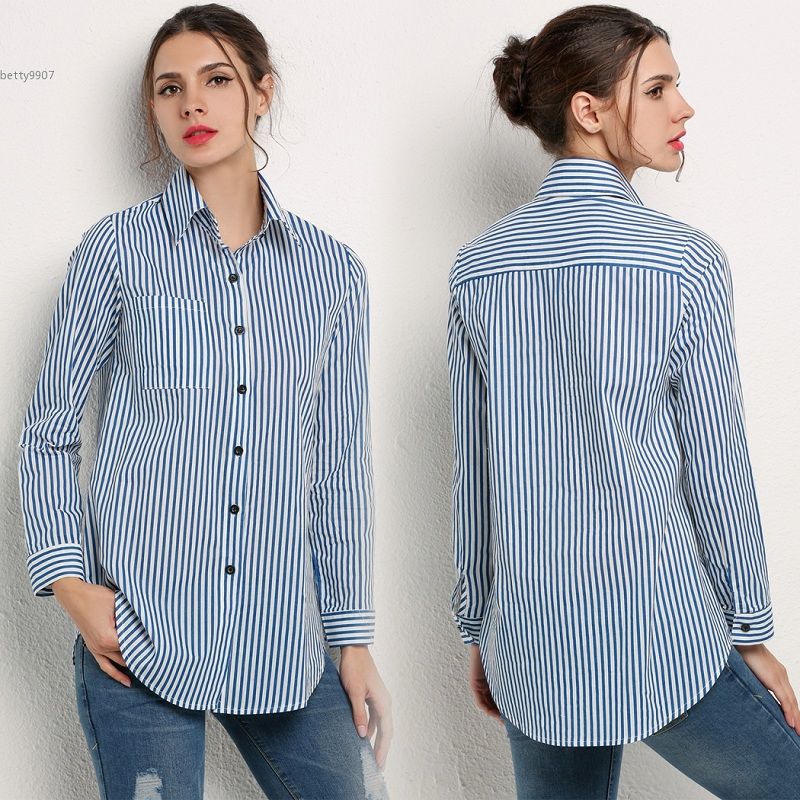 2018 stylish womens tops plus size casual shirt pockets turn down plus size womens tops and blouses
