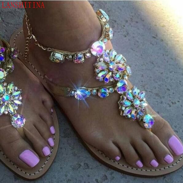 diamond gladiator sandals