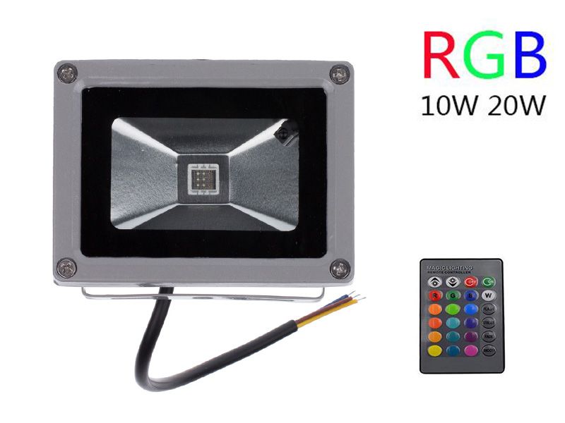 Whole Outdoor Rgb Led Spotlight Waterproof 10w 20w Ip65 Spot Whole Outdoor Rgb Led Spotlight Waterproof 10w 20w Ip65 Spot Lights With Remote Controller Flood Lamps Garden Ac85 265v Com Ping
